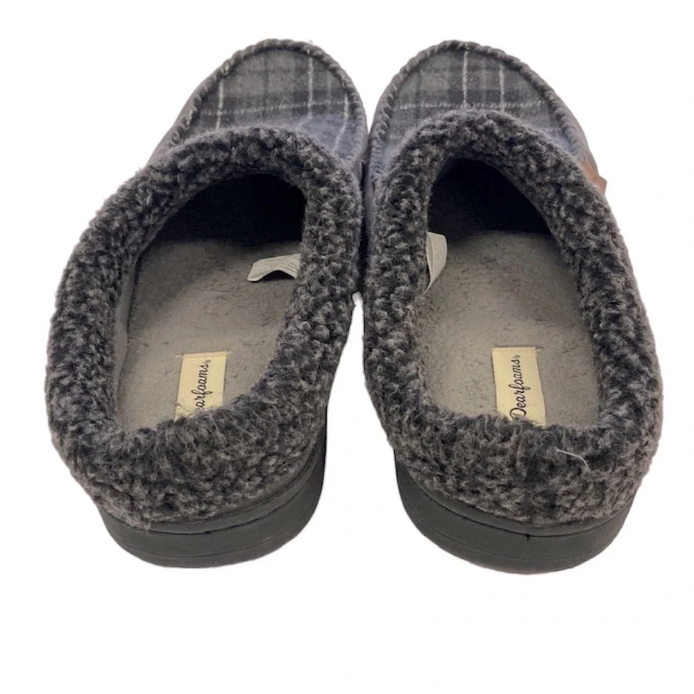 Dearfoams Brendan Microfiber Indoor/Outdoor Suede Clog‎ Whipstitch Slipp…